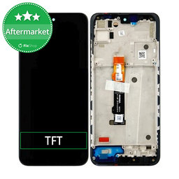 Motorola Moto G71 XT2169 - LCD zaslon + steklo na dotik + okvir (Iron Black) TFT