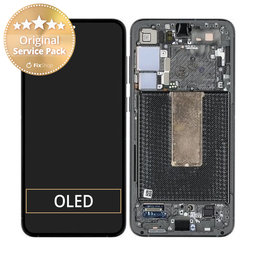 Samsung Galaxy S23 Plus S916B - LCD zaslon + steklo na dotik + okvir (zelen) - GH82-30478C, GH82-30476C, GH82-30477C Genuine Service Pack