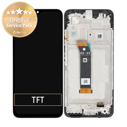 Xiaomi Poco M5, Redmi 10 5G - LCD zaslon + steklo na dotik + okvir (Black) - 560001L19C00 Genuine Service Pack