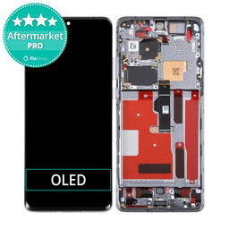 Huawei P50 Pro JAD-AL50 JAD-LX9 - LCD zaslon + steklo na dotik + okvir (Golden Black) OLED