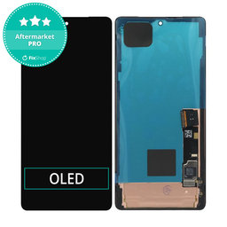 Google Pixel 7 Pro GP4BC GE2AE - LCD zaslon + steklo na dotik + okvir (obsidian) OLED