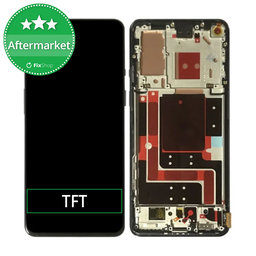 OnePlus 9 - LCD zaslon + steklo na dotik + okvir (Black) TFT