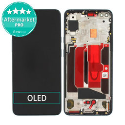 OnePlus Nord - LCD zaslon + steklo na dotik + okvir (Black) OLED