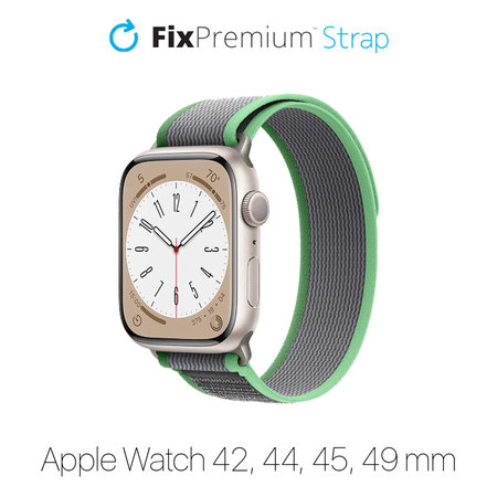 FixPremium - Trail Loop pašček za Apple Watch (42, 44, 45 in 49mm), turkizna