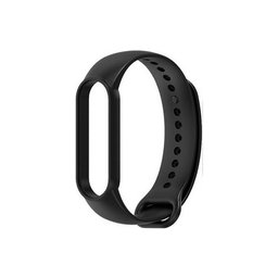 FixPremium - Silikonski trak za Xiaomi Mi Band (5/6/7/7 NFC), črn