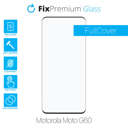 FixPremium FullCover Glass - Kaljeno Steklo za Motorola Moto G60