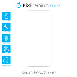 FixPremium Glass - Kaljeno Steklo za Poco X5 Pro