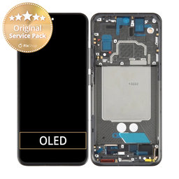 Xiaomi 13 Pro - LCD zaslon + steklo na dotik + okvir (Ceramic Black) - 56000300M200 Genuine Service Pack