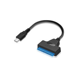 FixPremium - Kabel - USB-C / SATA 2,5", črn