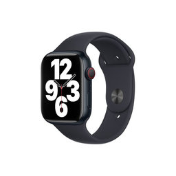 FixPremium - Silikonski pašček za Apple Watch (42, 44, 45 in 49mm), črn