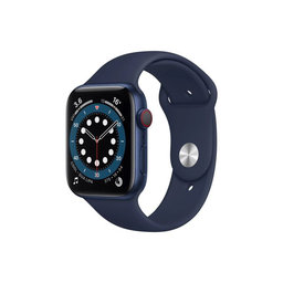 FixPremium - Silikonski pašček za Apple Watch (42, 44, 45 in 49mm), moder