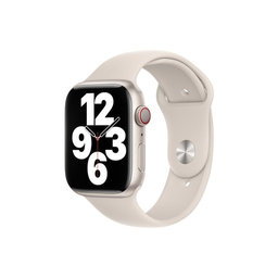 FixPremium - Silikonski pašček za Apple Watch (42, 44, 45 in 49mm), zlat