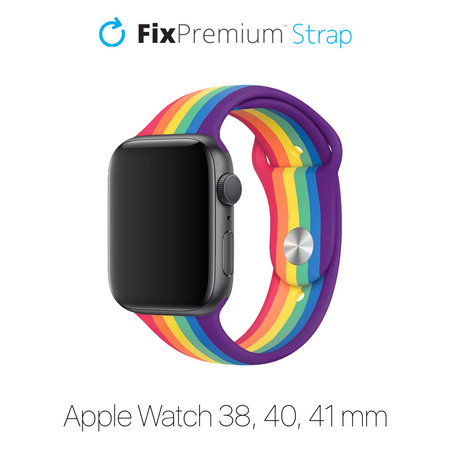 FixPremium - Silikonski pas za Apple Watch (38, 40 in 41mm), vklj.