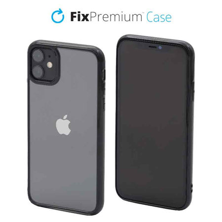 FixPremium - Ovitek Invisible za iPhone 11, črn