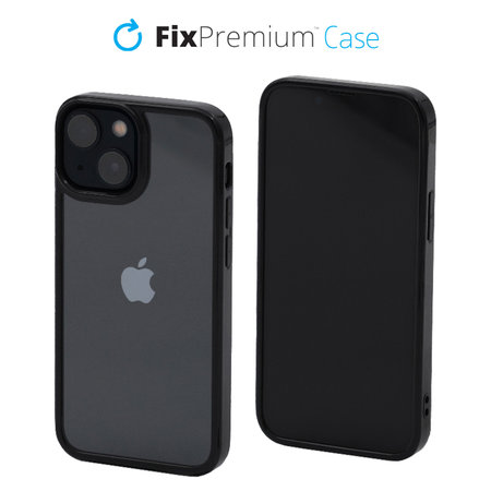 FixPremium - Ovitek Invisible za iPhone 13 mini, črn