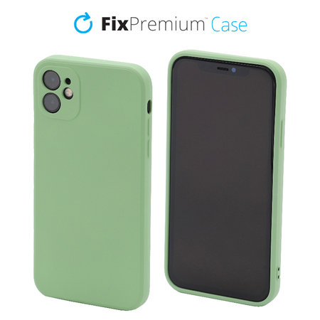 FixPremium - Gumiran ovitek za iPhone 11, zelen