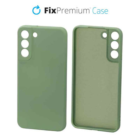 FixPremium - Gumijast ovitek za Samsung Galaxy S22 Plus, zelen