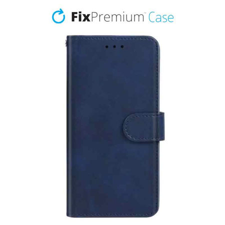 FixPremium - Ovitek Book Wallet za iPhone 13 mini, moder