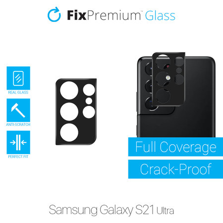 FixPremium Glass - Kaljeno Steklo za zadnjo kamero za Samsung Galaxy S21 Ultra