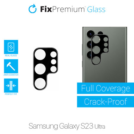 FixPremium Glass - Kaljeno Steklo za zadnjo kamero za Samsung Galaxy S23 Ultra