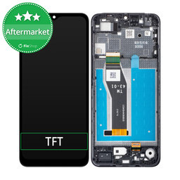 Motorola Moto E13 - LCD zaslon + steklo na dotik + okvir (Cosmic Black) TFT