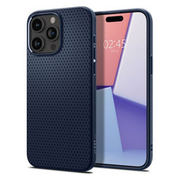 Spigen - Ovitek Liquid Air za iPhone 15 Pro Max, Navy Blue