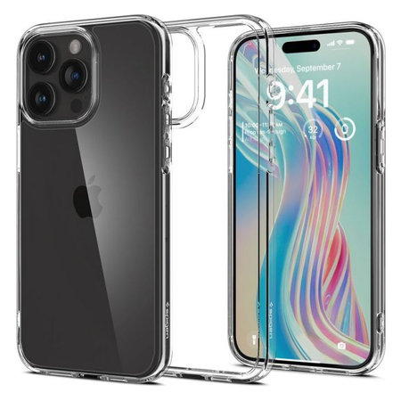 Spigen - Ovitek Ultra Hybrid za iPhone 15 Pro Max, Crystal Clear