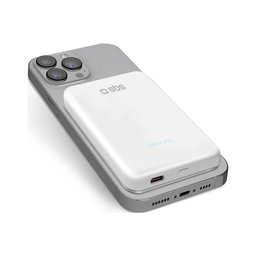 SBS - MagSafe PowerBank 5000 mAh PowerDelivery, bela