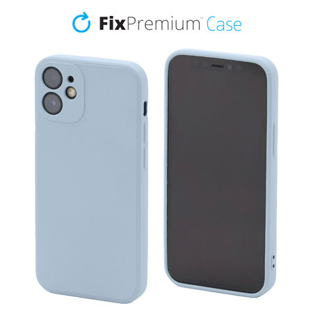 FixPremium - Silikonski ovitek za iPhone 12 mini, light blue