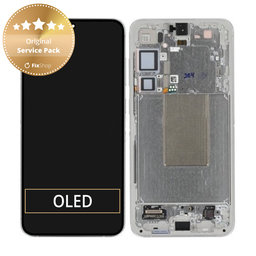 Samsung Galaxy S24 Plus S926B - LCD zaslon + steklo na dotik + okvir (Marble Grey) - GH82-33410B Genuine Service Pack