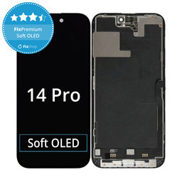 Apple iPhone 14 Pro - LCD zaslon + steklo na dotik + okvir Soft OLED FixPremium