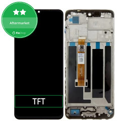 Realme C53 RMX3760 - LCD zaslon + steklo na dotik + okvir (Mighty Black) TFT