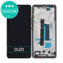 Xiaomi Redmi Note 13 Pro+ 23090RA98C - LCD zaslon + steklo na dotik + okvir (Fushion Black) OLED