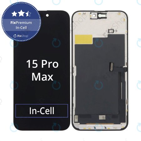 Apple iPhone 15 Pro Max - LCD zaslon + steklo na dotik + okvir In-Cell FixPremium