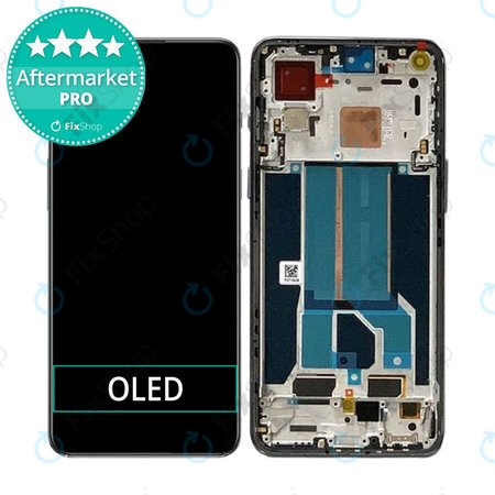 OnePlus Nord 2T CPH2399 CPH2401 - LCD zaslon + steklo na dotik + okvir (Black) OLED