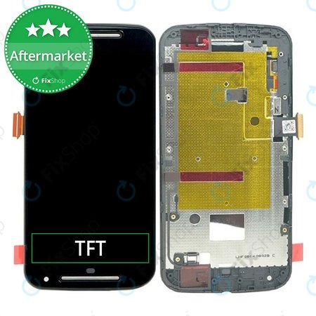 Motorola Moto G XT1068 - LCD zaslon + steklo na dotik + okvir (Black) TFT