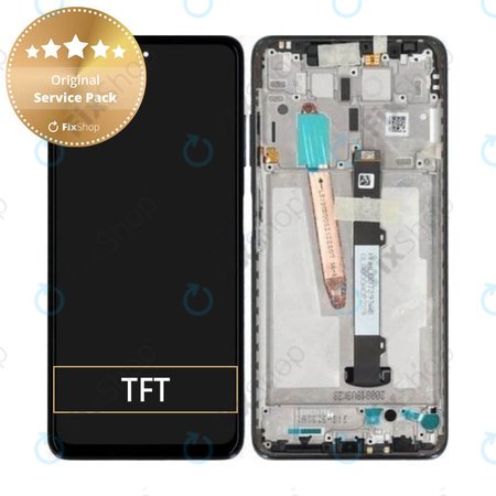 Xiaomi Poco X3 NFC - LCD zaslon + steklo na dotik + okvir (Shadow Grey) - 560003J20C00 Genuine Service Pack