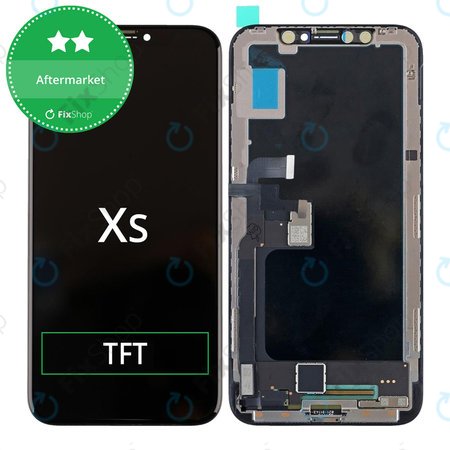 Apple iPhone XS - LCD zaslon + steklo na dotik + okvir TFT