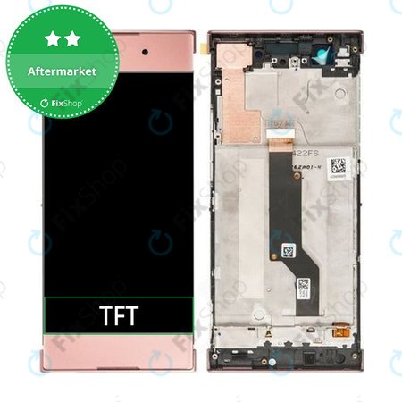 Sony Xperia XA1 G3121 - LCD zaslon + steklo na dotik + okvir (Pink) TFT