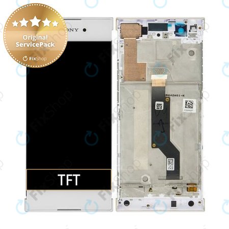 Sony Xperia XA1 G3121 - LCD zaslon + steklo na dotik + okvir (White) - 78PA9100010, 78PA9100050, 78PA9100090 Genuine Service Pack