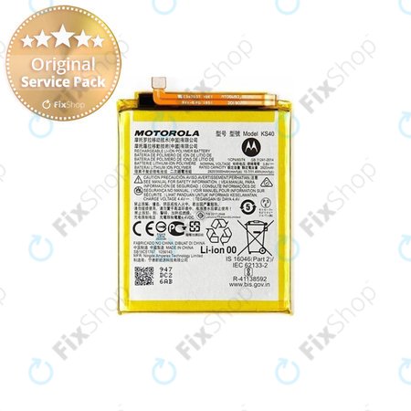 Motorola Moto E6i, E6 Play, E6s, E6s Plus - Baterija KS40 3000mAh - SB18C85292, SB18C51766 Genuine Service Pack