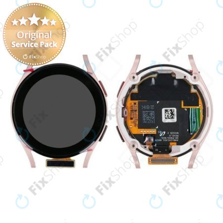 Samsung Galaxy Watch 5 40mm R900 - sprednji pokrov (roza zlato) - Genuine Service Pack GH97-27726D