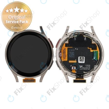 Samsung Galaxy Watch 5 Pro 45mm R925 - LCD zaslon + steklo na dotik + okvir (Gray Titanium) - GH82-30045A Genuine Service Pack