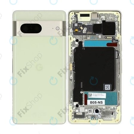 Google Pixel 7 GVU6C GQML3 - zadnje ohišje (Lemongrass) - G949-00331-01 Genuine Service Pack