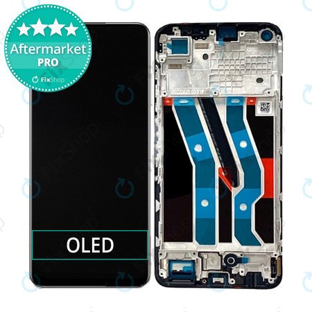 Realme 10 4G - LCD zaslon + steklo na dotik + okvir (Blue) OLED