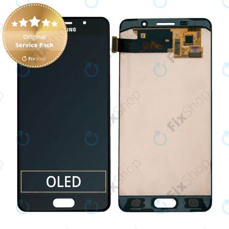 Samsung Galaxy A5 A510F (2016) - LCD zaslon + steklo na dotik (Black) - GH97-18250B Genuine Service Pack