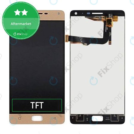 Lenovo VIBE P1 P1a42 - LCD zaslon + steklo na dotik (Gold) TFT