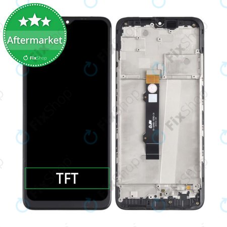 Motorola Moto G50 XT2137 - LCD zaslon + steklo na dotik + okvir (Steel Gray) TFT