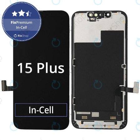 Apple iPhone 15 Plus - LCD zaslon + steklo na dotik + okvir In-Cell FixPremium