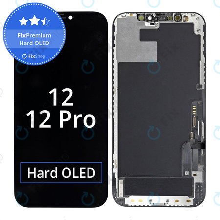 Apple iPhone 12, 12 Pro - LCD zaslon + steklo na dotik + okvir Trd OLED FixPremium